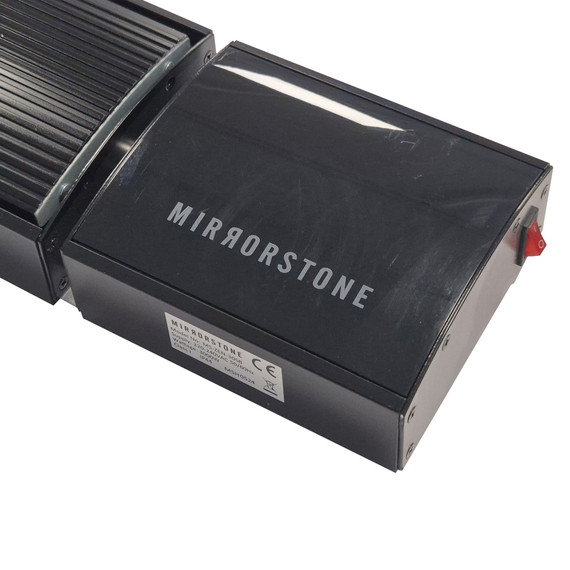 GRADE B - 3000W Zenos Black Infrared Bar Heater