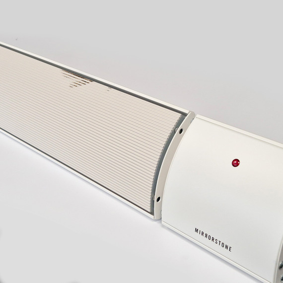 GRADE B - 2.4KW Non Remote Helios Infrared Bar Heater White