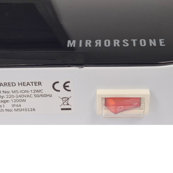 GRADE C - 1200W Ionis Remote & Wifi Bar Heater White