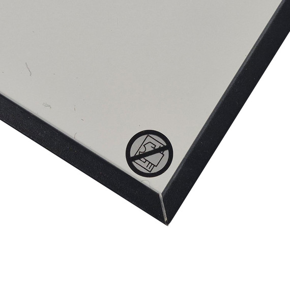GRADE B - 1200W Classic Electric Panel Heater Black Frame