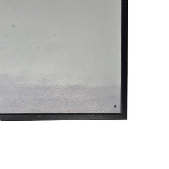 GRADE A - 900W Galloping Stallions Nexus Infrared Heating Panel Black Frame 795 x 1195 - Electric Panel Heater