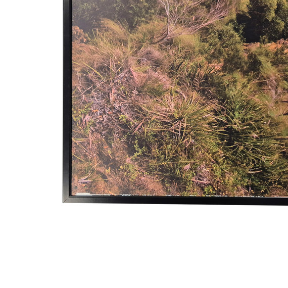 GRADE C - 700W Wild Sunset NXT Gen Infrared Heating Panel Black Frame 795 x 1195 - Electric Panel Heater