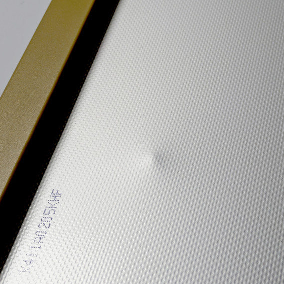 GRADE B - 580w Goten Yama Hill Nexus Infrared Heating Panel Gold Frame 595 x 995 - Electric Panel Heater