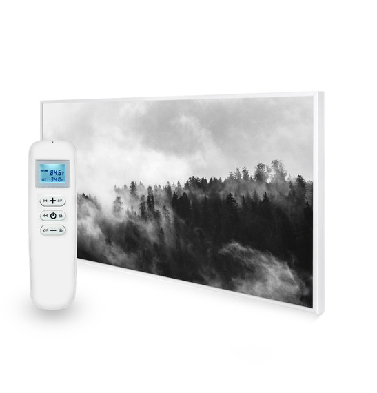 595x995 Clouded Trees Picture Nexus Wi-Fi Infrared Heating Panel 580W - Electric Wall Panel Heater