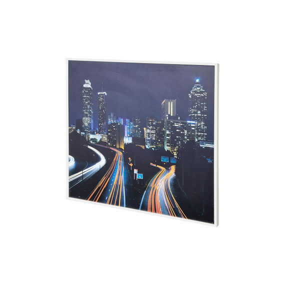 GRADE B - 350W City Rush NXT Gen Infrared Heating Panel - Electric Panel Heater White Frame