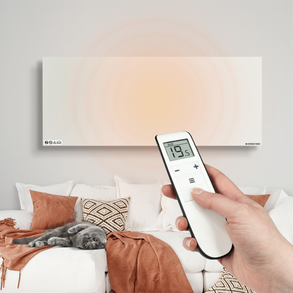 Mirrorstone Pro Infrared Heating Panel With Remote - 450-1100W