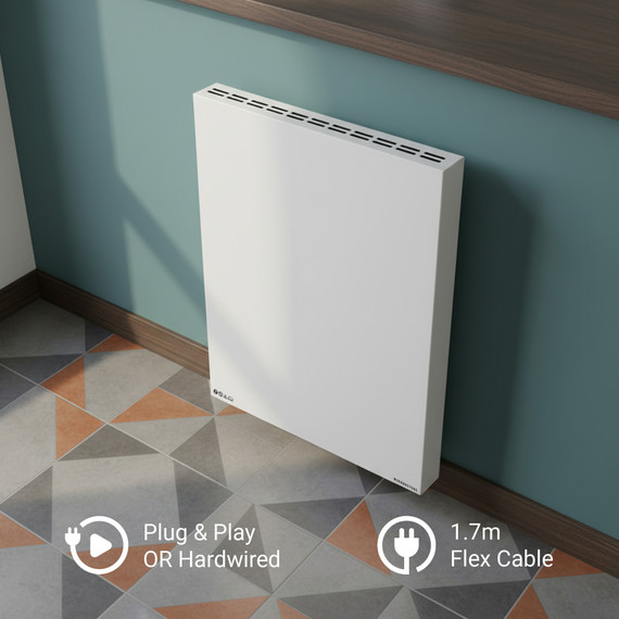 Mirrorstone Air Infrared + Convection Vertical Heating Panel With Thermostat - 1000-1400W