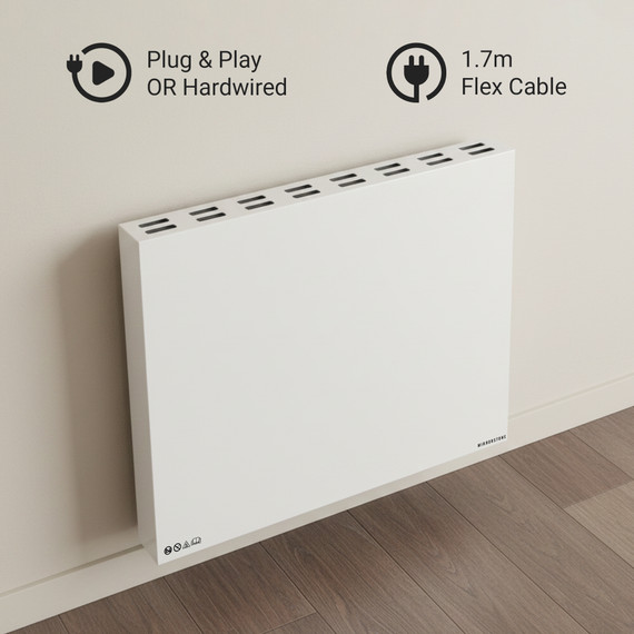 Mirrorstone Air Infrared + Convection Heating Panel With Remote - 600-1400W