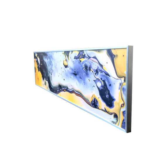 GRADE A - 350W Emmiline UltraSlim NXT Gen Infrared Heating Panel - Electric Panel Heater Silver Frame