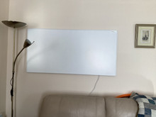 BRAND NEW - 580W Classic Infrared Heating Panel - Electric Panel Heater Silver Frame