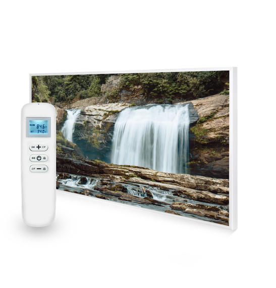 595x995 Waterfalls Picture Nexus Wi-Fi Infrared Heating Panel 580w - Electric Wall Panel Heater