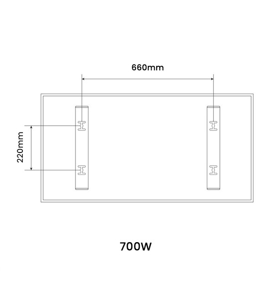 595x1195 Frozen Twilight Image Nexus Wi-Fi Infrared Heating Panel 700W - Electric Wall Panel Heater