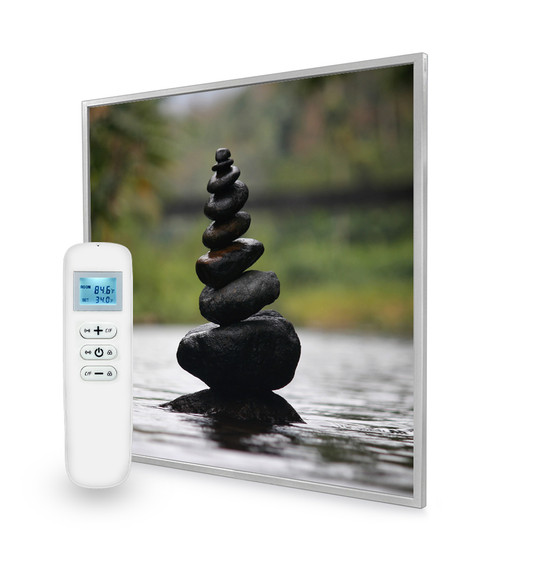 595x595 Water Pebbles Image Nexus Wi-Fi Infrared Heating Panel 350W - Electric Wall Panel Heater
