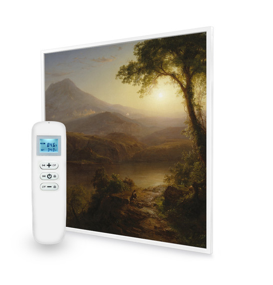 595x595 Tropical Scenery Picture Nexus Wi-Fi Infrared Heating Panel 350W - Electric Wall Panel Heater
