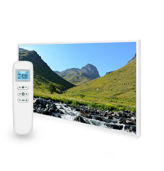 595x995 Glacial Brook Picture Nexus Wi-Fi Infrared Heating Panel 580W - Electric Wall Panel Heater