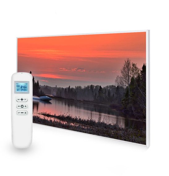 795x1195 Bayou Cruise Picture Nexus Wi-Fi Infrared Heating Panel 900W - Electric Wall Panel Heater