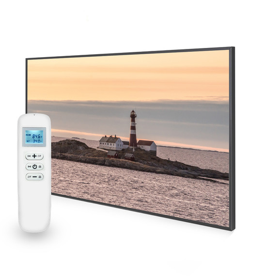 795x1195 Dusky Lighthouse Image Nexus Wi-Fi Infrared Heating Panel 900W - Electric Wall Panel Heater