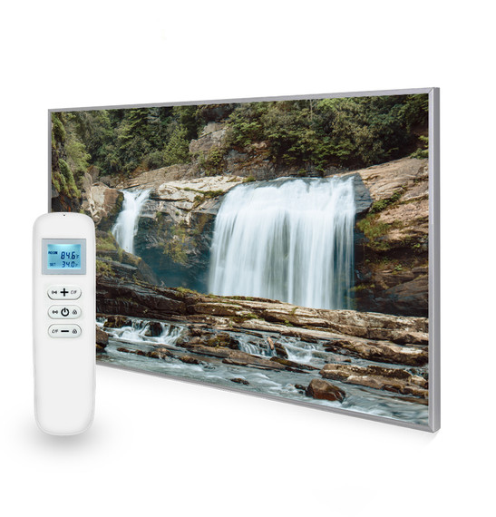 795x1195 Waterfalls Picture Nexus Wi-Fi Infrared Heating Panel 900W - Electric Wall Panel Heater