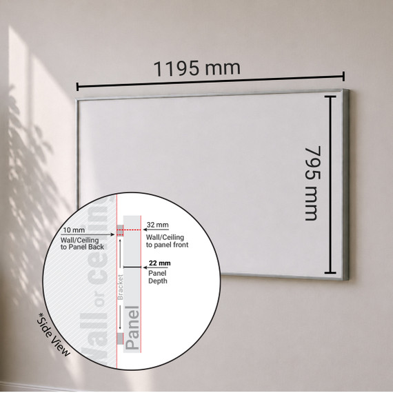 900W NXT Gen Infrared Heating Panel - Electric Panel Heater