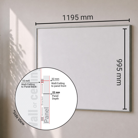 1200W NXT Gen Infrared Heating Panel - Electric Panel Heater