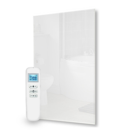 580W Quartz Glass Wi-Fi Infrared Heating Panel (Available In Black Or White) - Electric Panel Heater