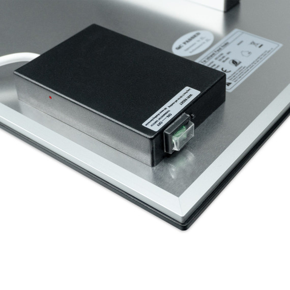 700W Quartz Glass Wi-Fi Infrared Heating Panel (Available In Black or White) - Electric Panel Heater