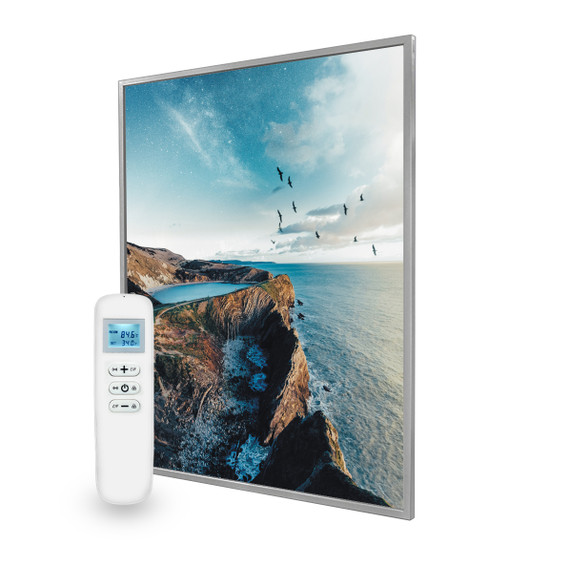995x1195 Mystical Lagoon Picture Nexus Wi-Fi Infrared Heating Panel 1200W - Electric Wall Panel Heater