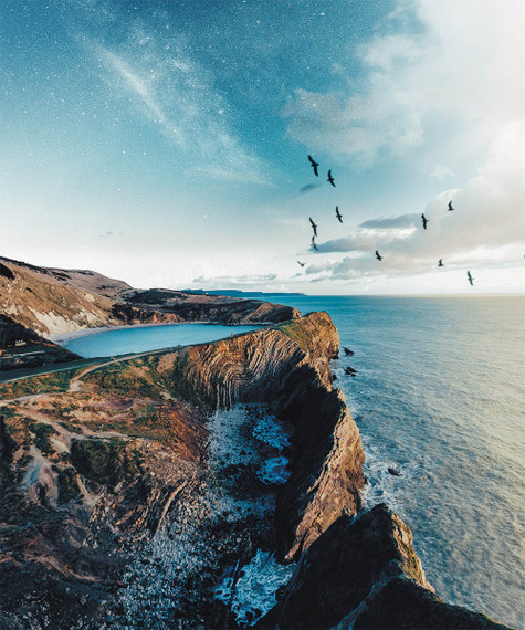 995x1195 Mystical Lagoon Picture Nexus Wi-Fi Infrared Heating Panel 1200W - Electric Wall Panel Heater