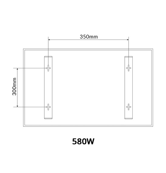 595x995 Dancing Smoke Picture Nexus Wi-Fi Infrared Heating Panel 580W - Electric Wall Panel Heater