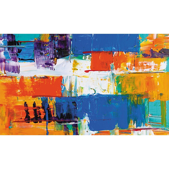 595x995 Abstract Paint Picture Nexus Wi-Fi Infrared Heating Panel 580W - Electric Wall Panel Heater