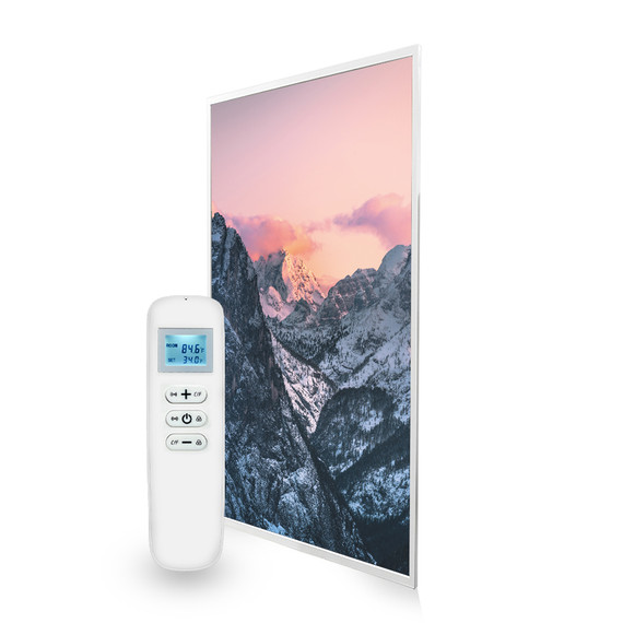 595x995 Valley at Dusk Picture Nexus Wi-Fi Infrared Heating Panel 580W - Electric Wall Panel Heater