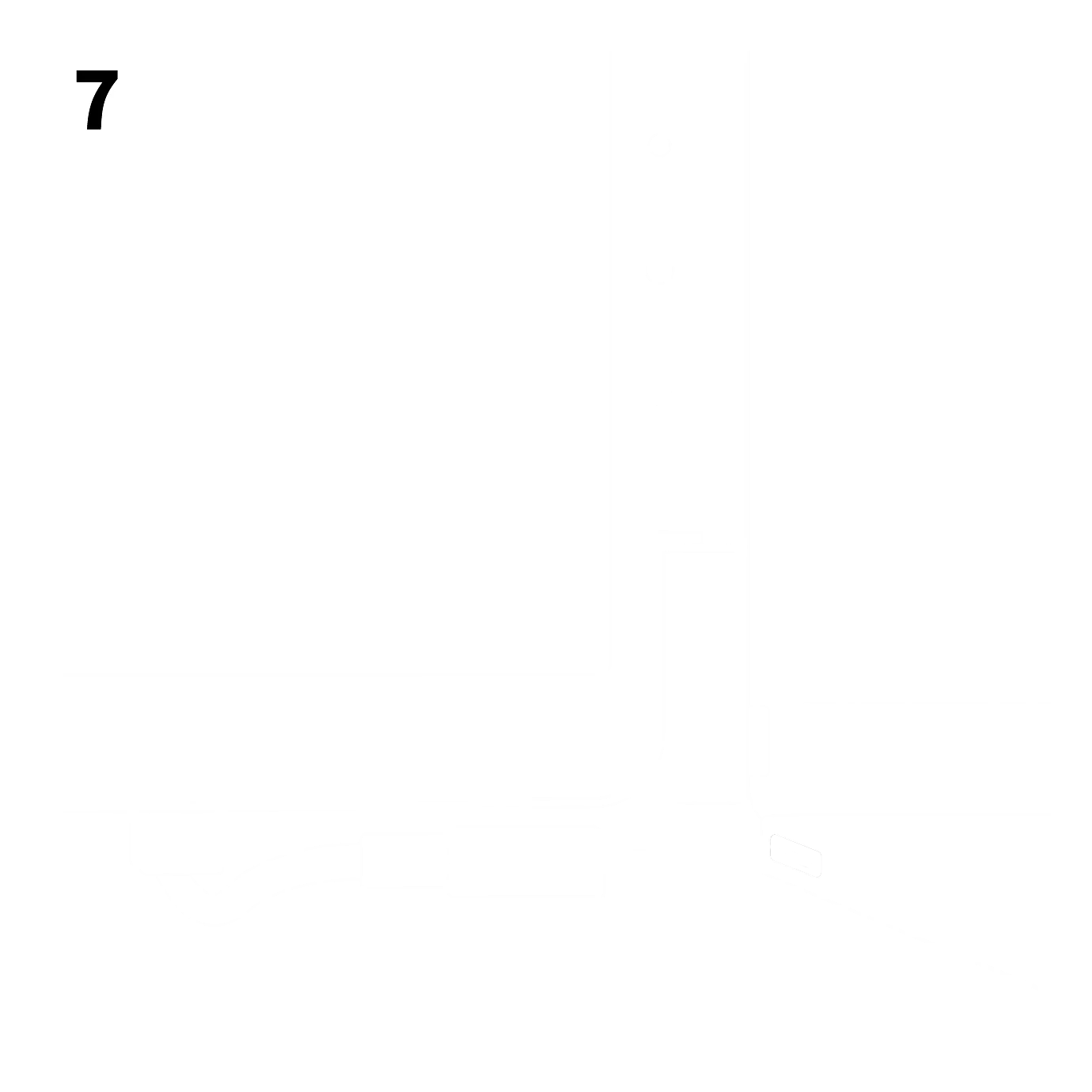 Step 7: Connect cables to laptop