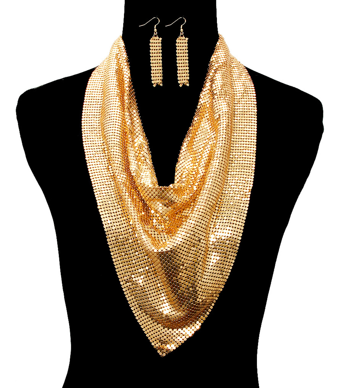 Beaded scarf necklace - Silver-coloured - Ladies | H&M IN