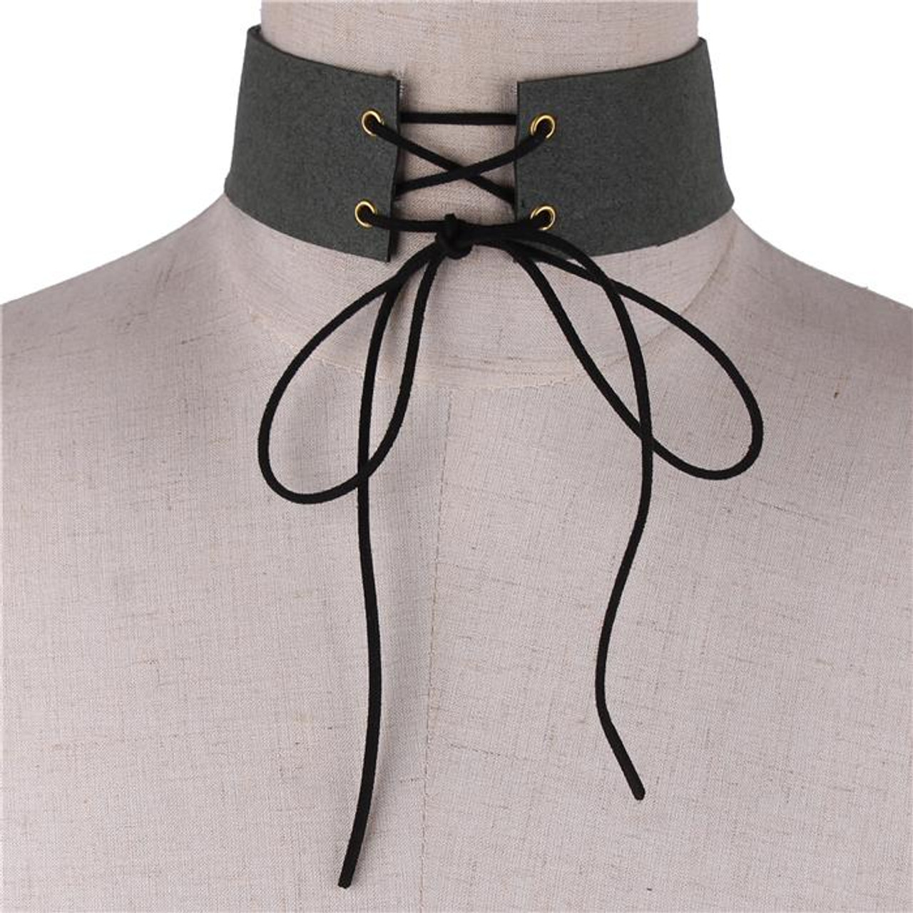 lace up choker