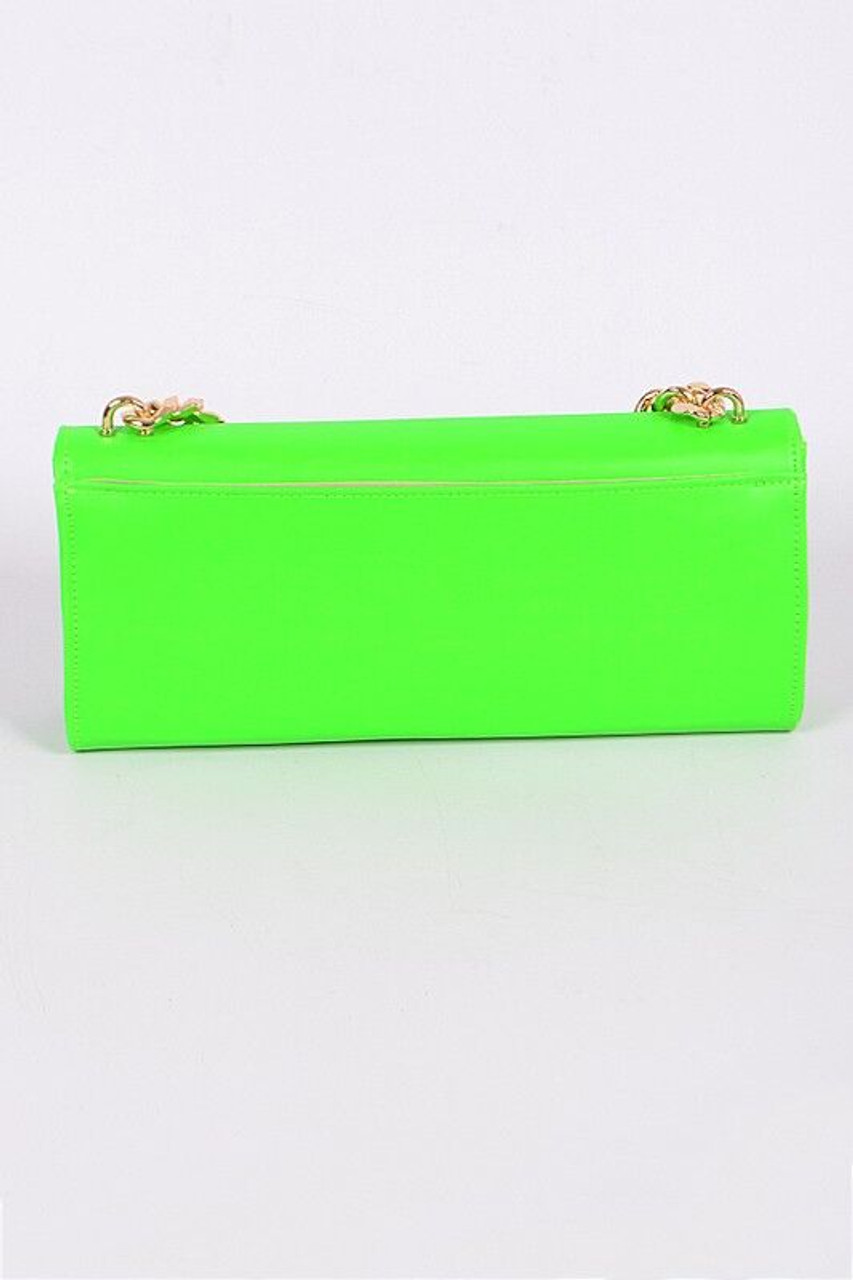 Green Loey Textured Crossbody Bag - CHARLES & KEITH US