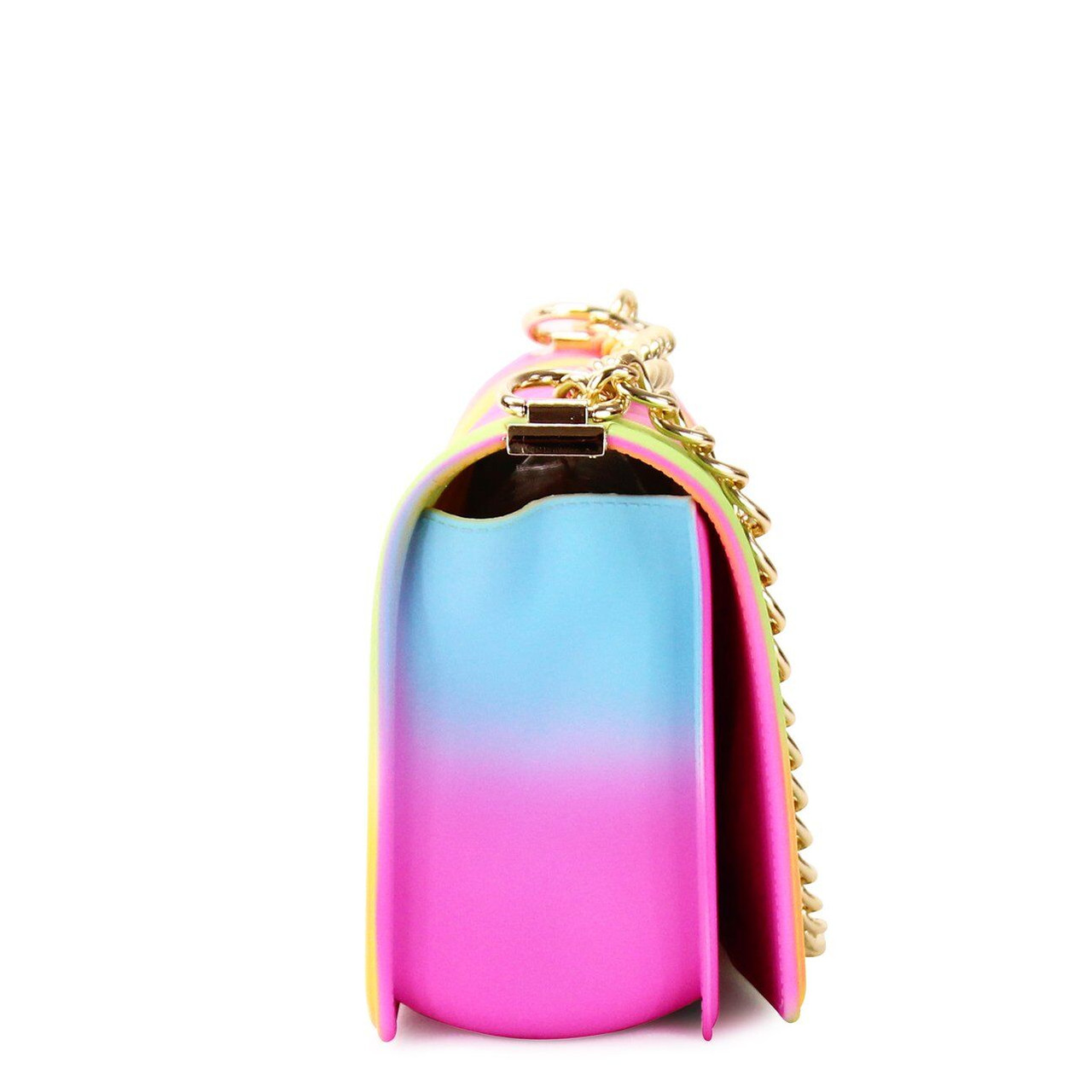 Rainbow Jelly Crossbody Purse Handbag Shoulder Chain Multi-Colored Small |  eBay