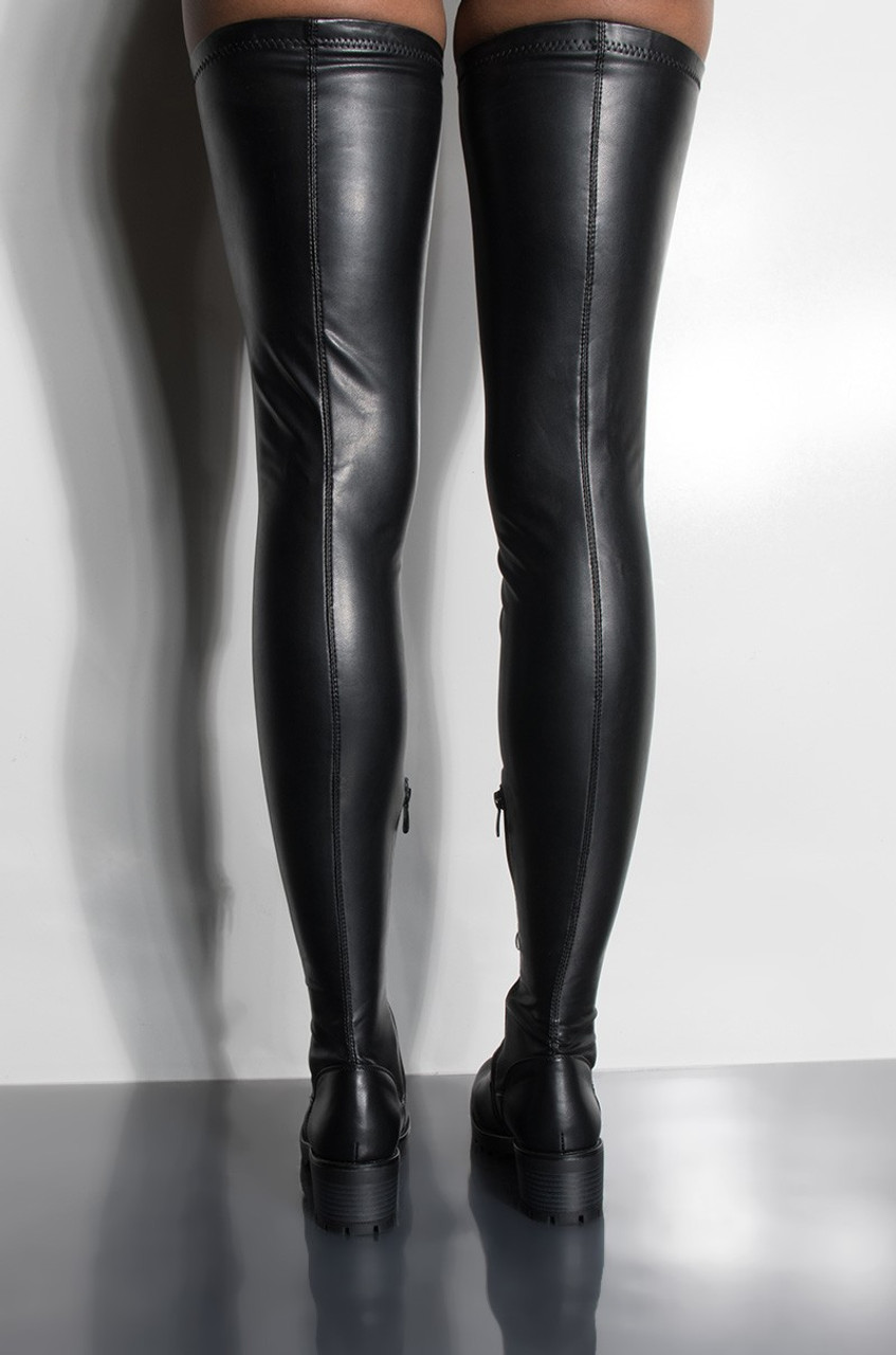 thigh high surgical boots