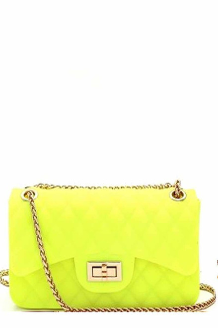  QUILT JELLY NEON YELLOW