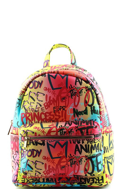 GRAFFITI RAINBOW BACKPACK