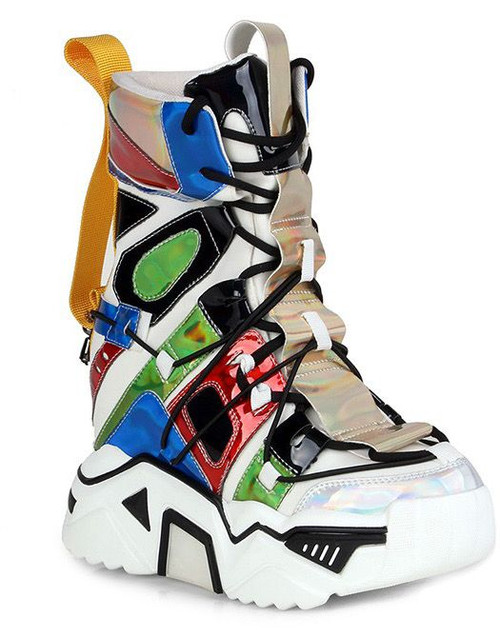 MULTI SWAG SNEAKERS White