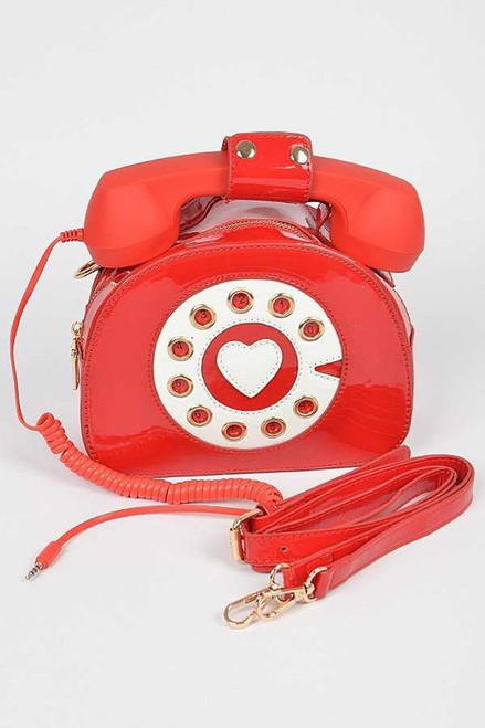 Telephone Bag Red