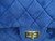 Quilted Velvet Crossbody Blue