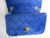 Quilted Velvet Crossbody Blue