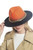 Ombre Fedora Orange