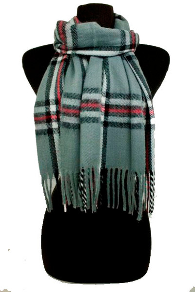 WOVEN SCARF Gray