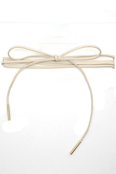 ROPE TIE CHOKER Ivory