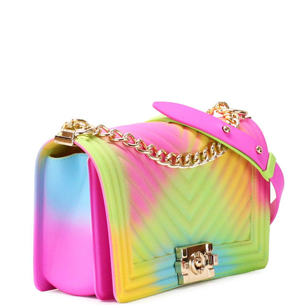 RAINBOW JELLY PURSE - THE WARDROBE