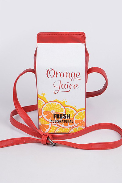 ORANGE JUICE BOX Purse