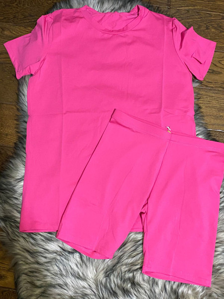  2 Pcs Love Me Set Fuchsia