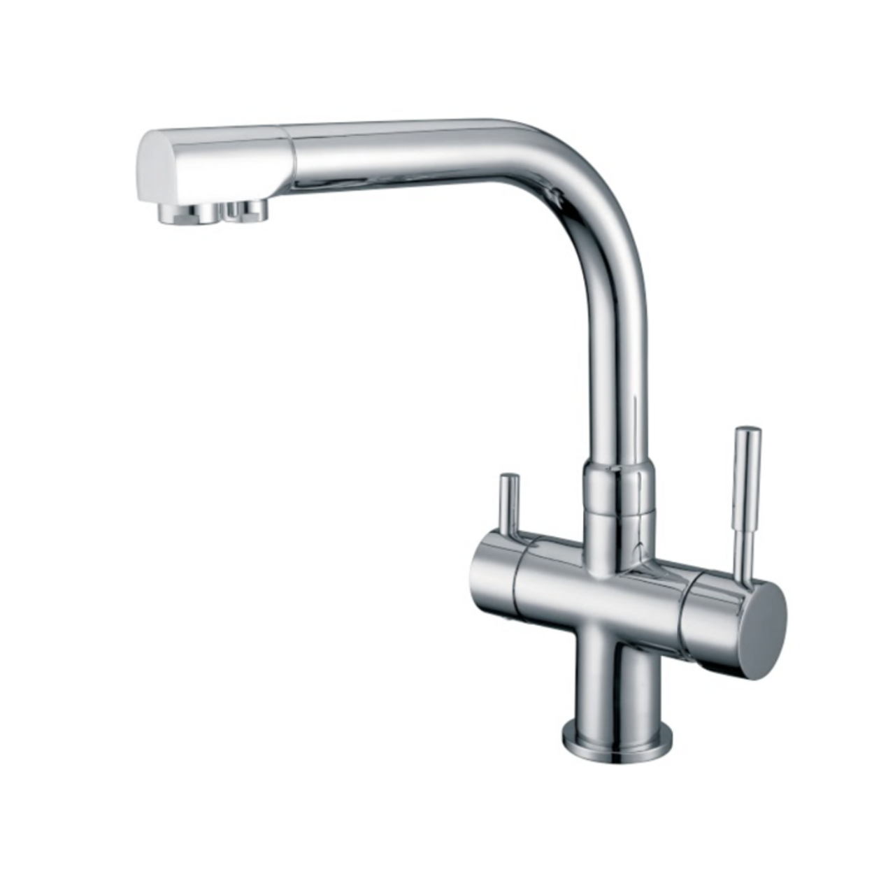 Waterlux Wl-301 Round Deluxe 3 Way Kitchen Faucet For Ro System